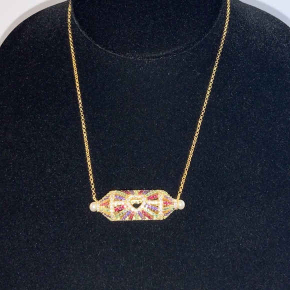 Rainbow Spinner Heart Necklace - Picture 9 of 16